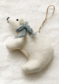 Cozy Polar Bear Ornament